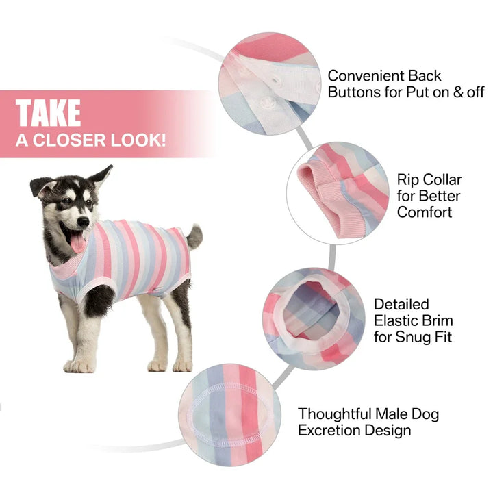 Pet Recovery Suit – Dog & Cat Surgery Vest