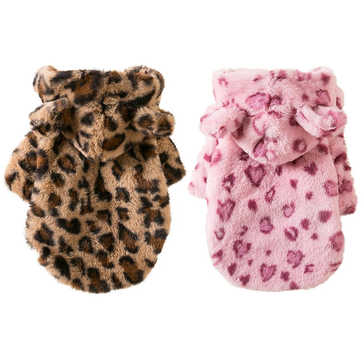Winter Fleece Dog Hoodie – Warm Pet Jacket