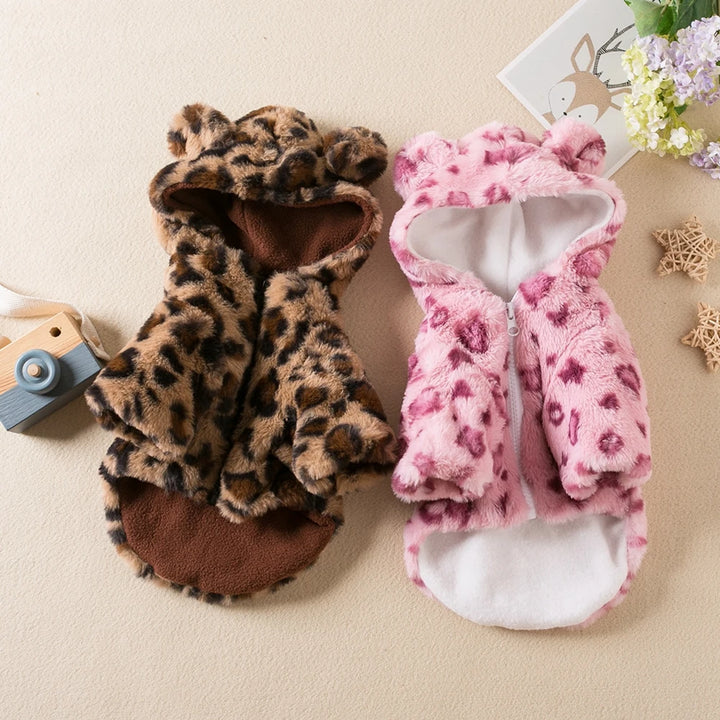 Winter Fleece Dog Hoodie – Warm Pet Jacket