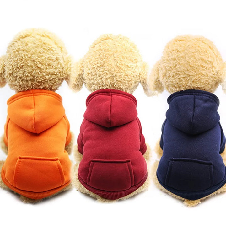 Pet Clothes – Cotton Hoodies & Jackets for Dogs and Cats, Stylish Puppy Outfits