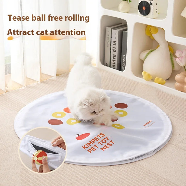 Interactive Cat Game Mat – Lightweight, Portable & Fun Indoor Play Toy