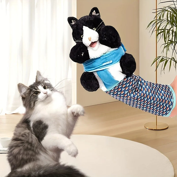 Interactive Cat Puppet Toy – Durable Plush for Safe Play & Bonding