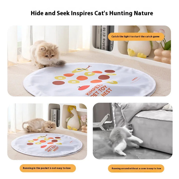 Interactive Cat Game Mat – Lightweight, Portable & Fun Indoor Play Toy